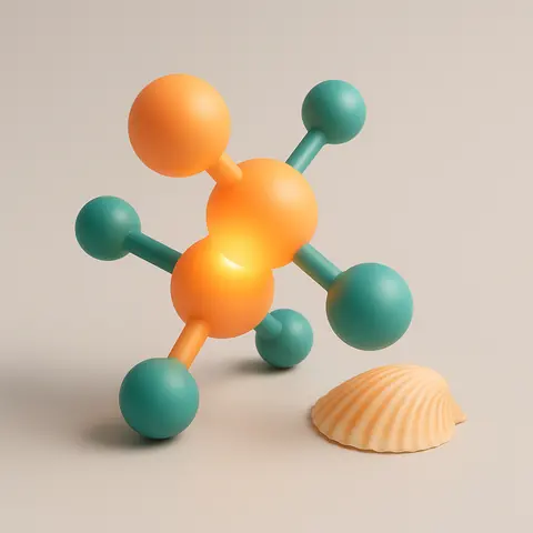 Molécula de glucosamina, activo regenerador de Flexosamine